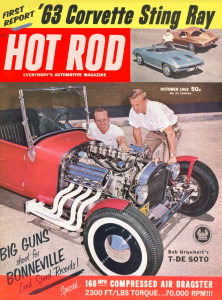 HOT ROD 1962 OCT - GRETH, M. THOMPSON, VETTE, HART*